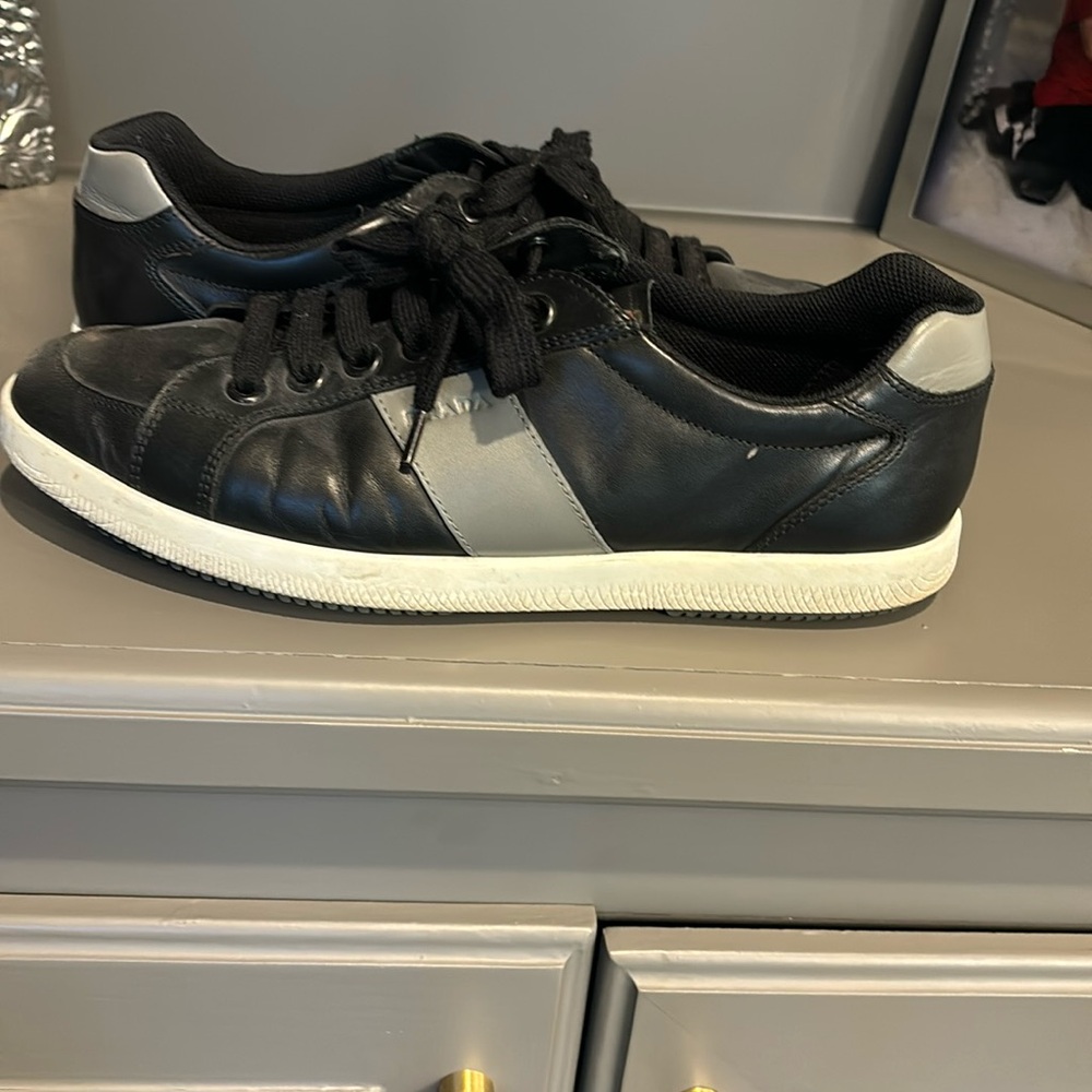 Prada shoes /sports black and grey size 8 1/2 lightly used